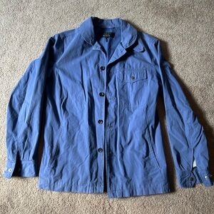 rag & bone Blue Lightweight Shirt Jacket
